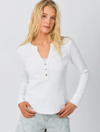 Thermal Henley-Off White