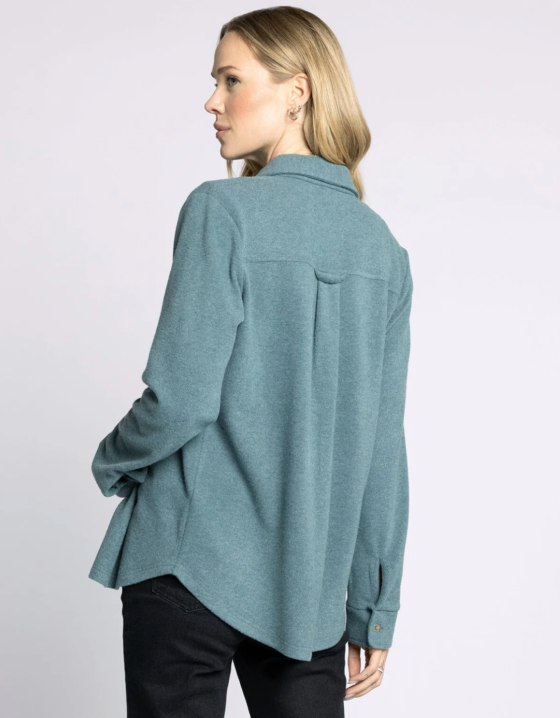 Cassian Shacket Shirt-Spruce