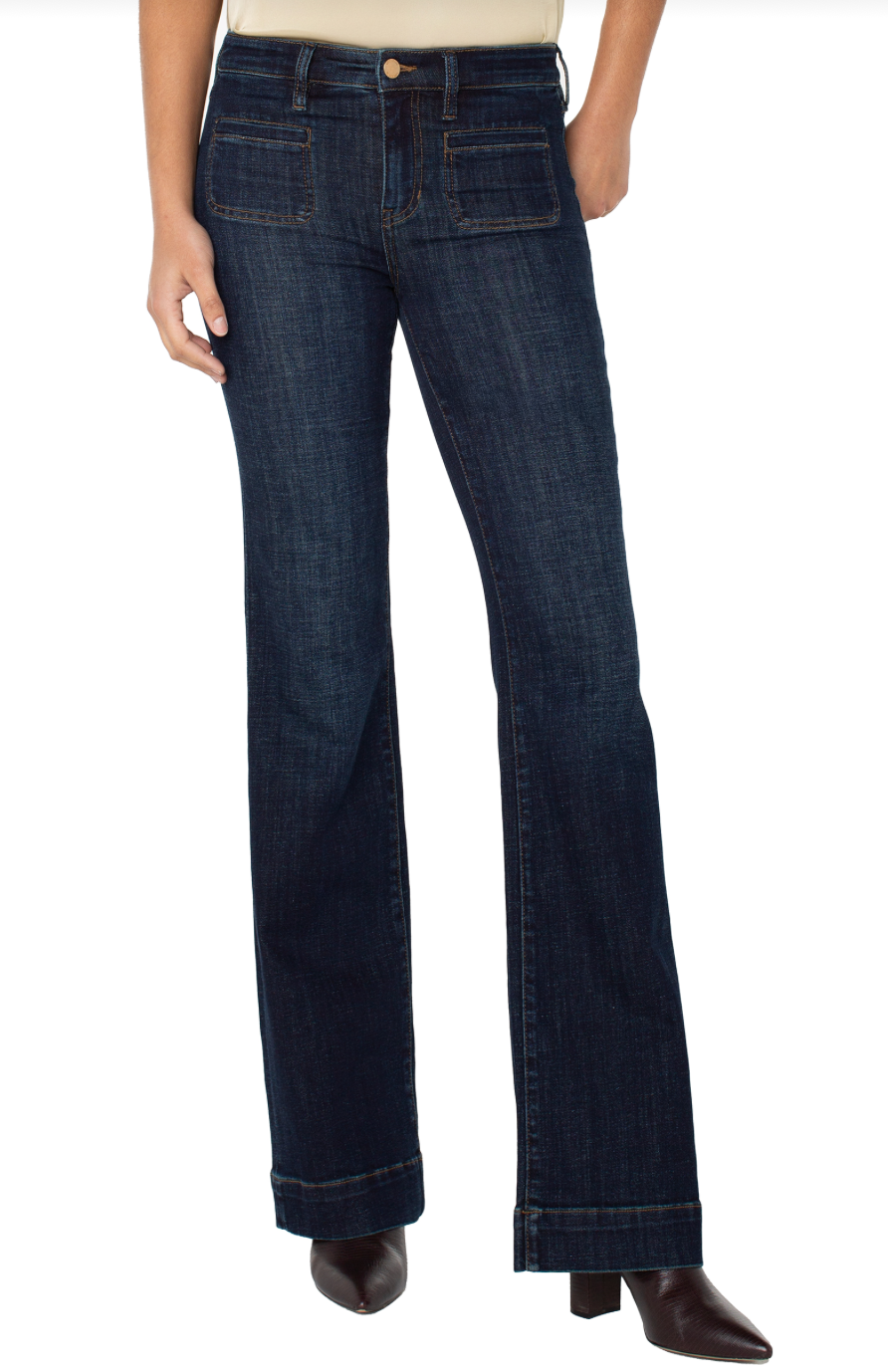 Liverpool Lucy Bootcut w/ Vintage Pocket -Eastmoor