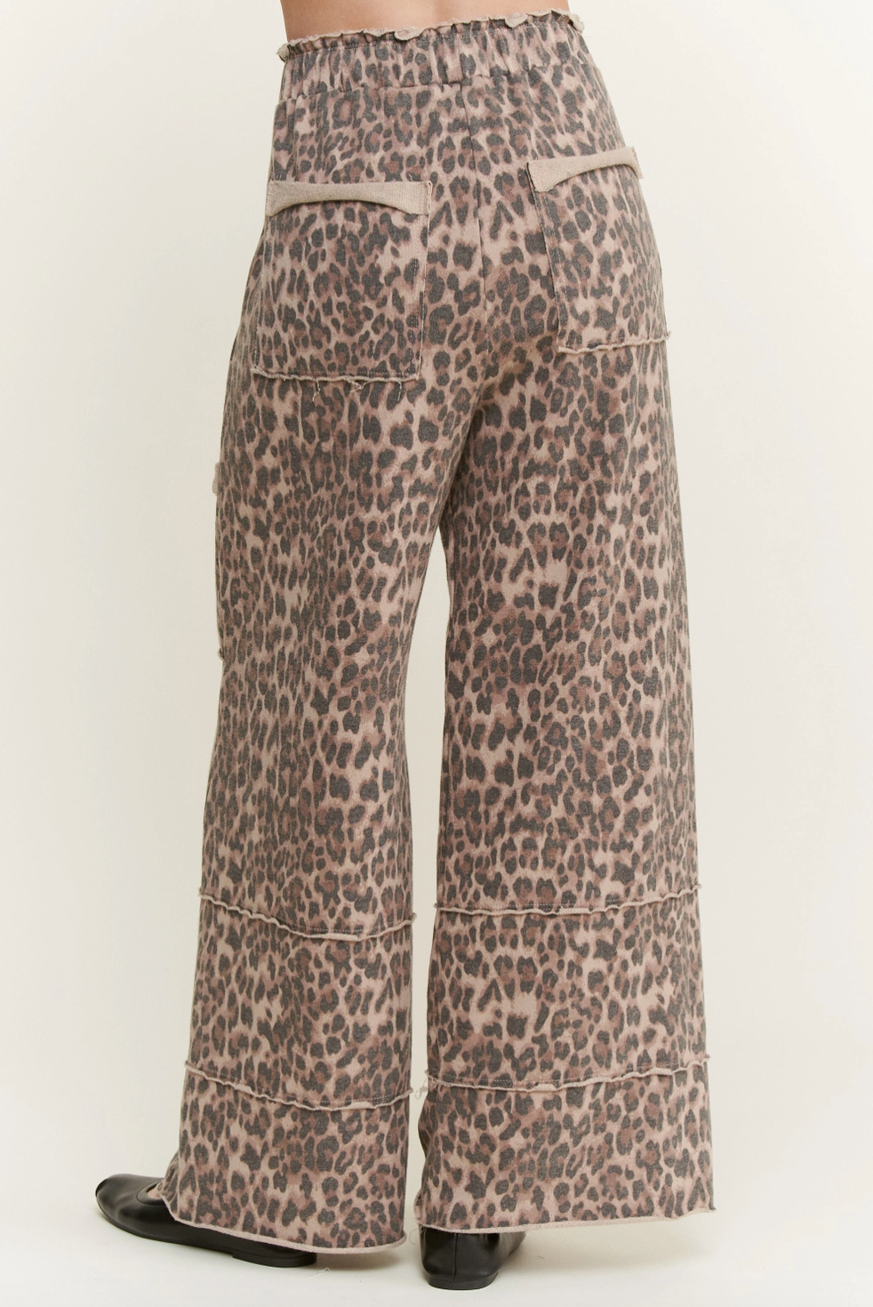 Leopard Wide Leg Sweats