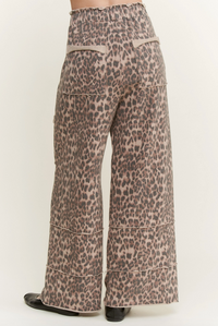 Leopard Wide Leg Sweats