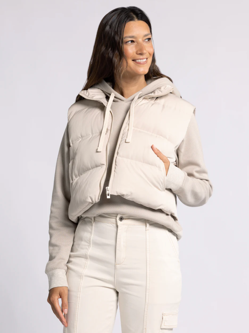 Issey Cropped Puffer Vest