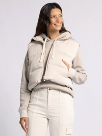 Issey Cropped Puffer Vest