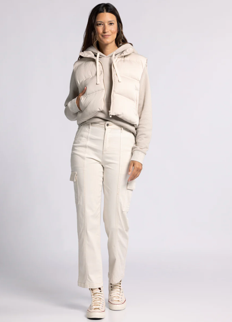 Issey Cropped Puffer Vest