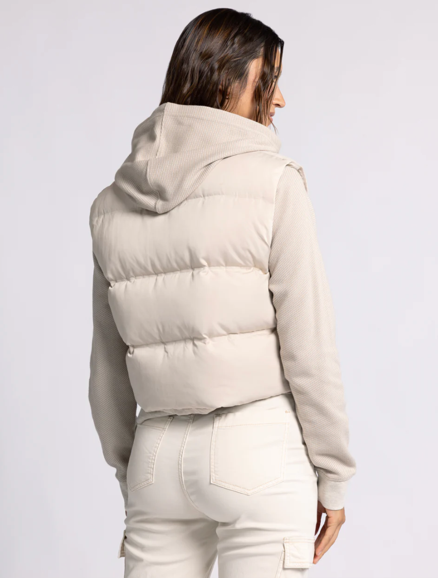 Issey Cropped Puffer Vest