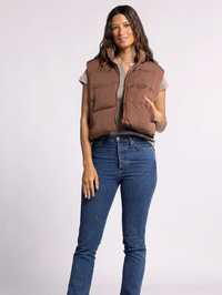 Issey Cropped Puffer Vest