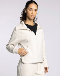 Doris Zip up Jacket-Cream