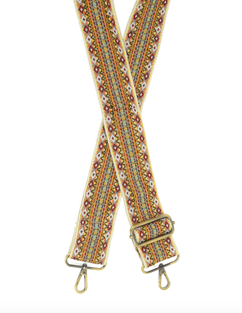 2" Embroidered Guitar Strap