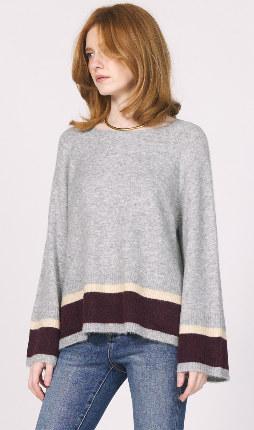 Long Sleeve Stripe Sweater