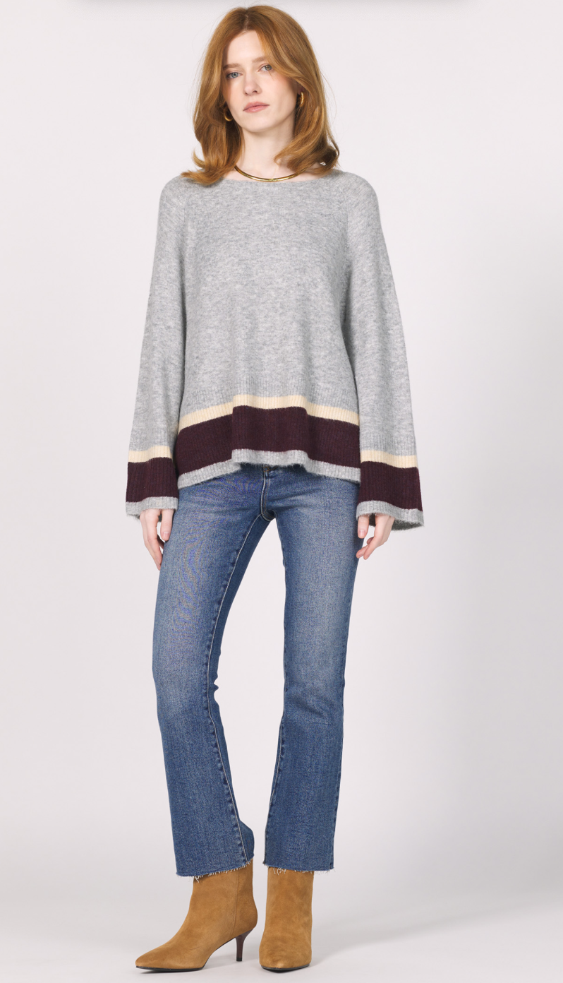 Long Sleeve Stripe Sweater