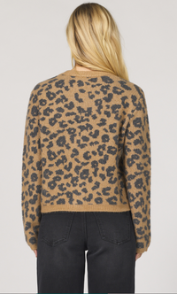 Long Sleeve Leopard Print Sweater