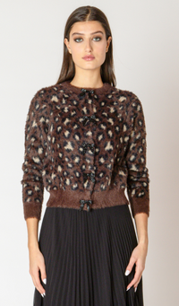 Dex Soft Touch Patterned Cardigan