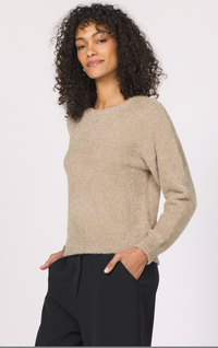 Another Love Jaylani Drop Shoulder Metallic Sweater