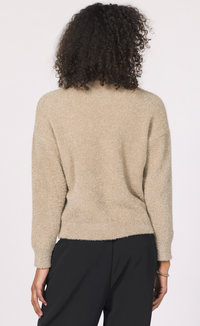 Another Love Jaylani Drop Shoulder Metallic Sweater