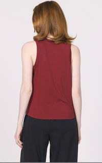 Carmela Vegan Leather Tank