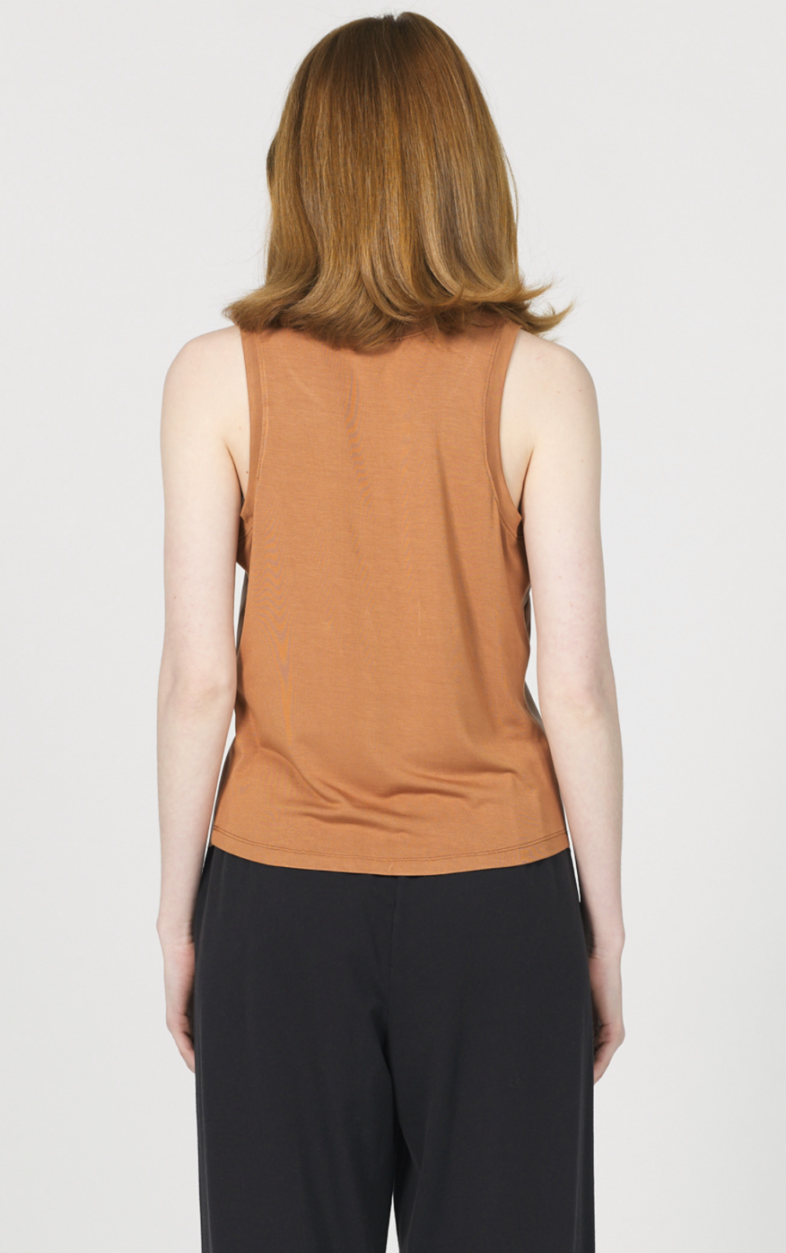 Carmela Vegan Leather Tank
