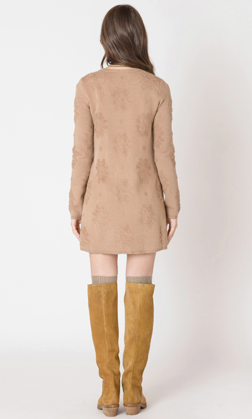 Dex Patterned Sweater Dress
