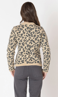 Dex Leopard Print Cardigan Leopard
