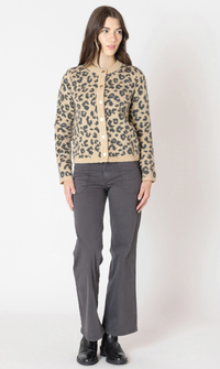 Dex Leopard Print Cardigan Leopard