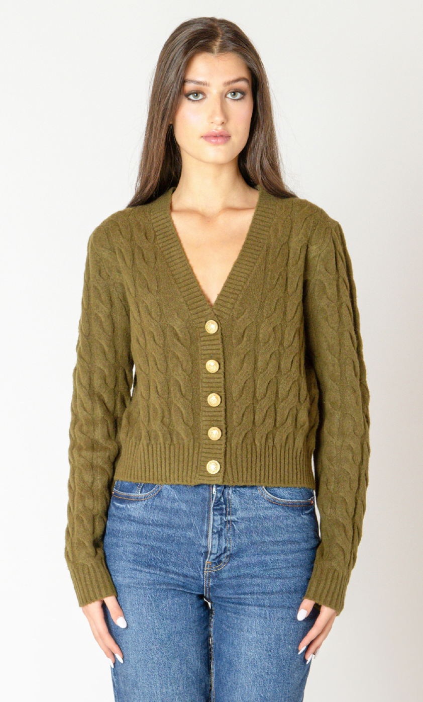 Dex Cable Knit Cardigan
