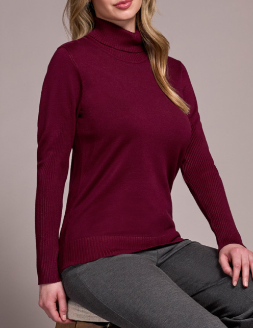 Tribal L/S Turtleneck Sweater