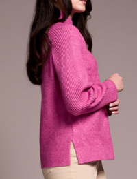 Tribal L/S Mock Neck Sweater