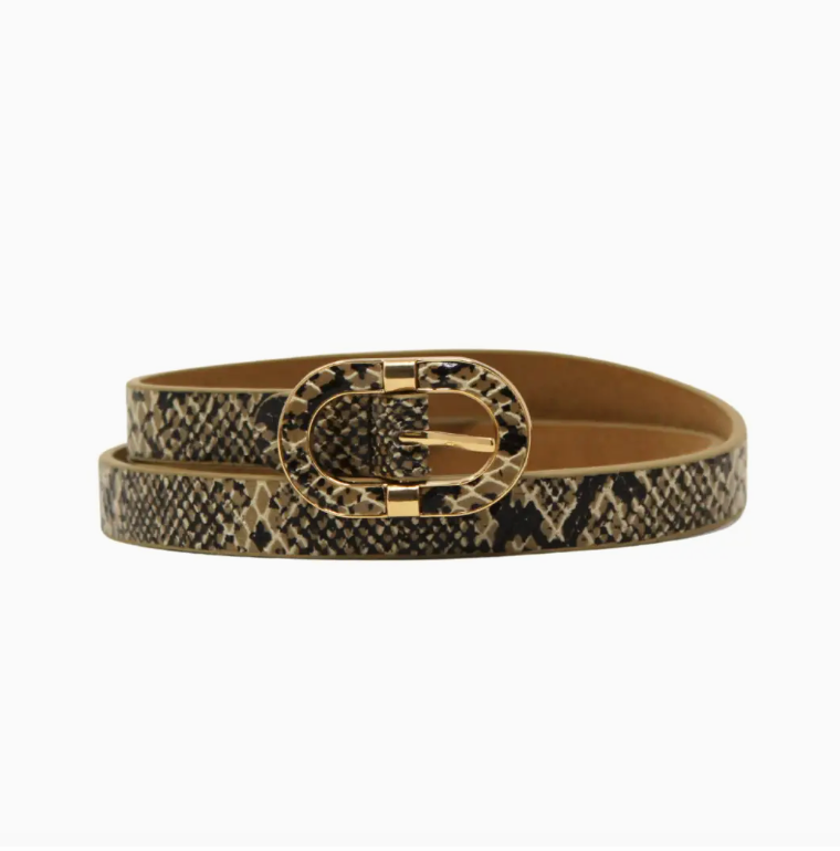 Cint Snake Print Belt