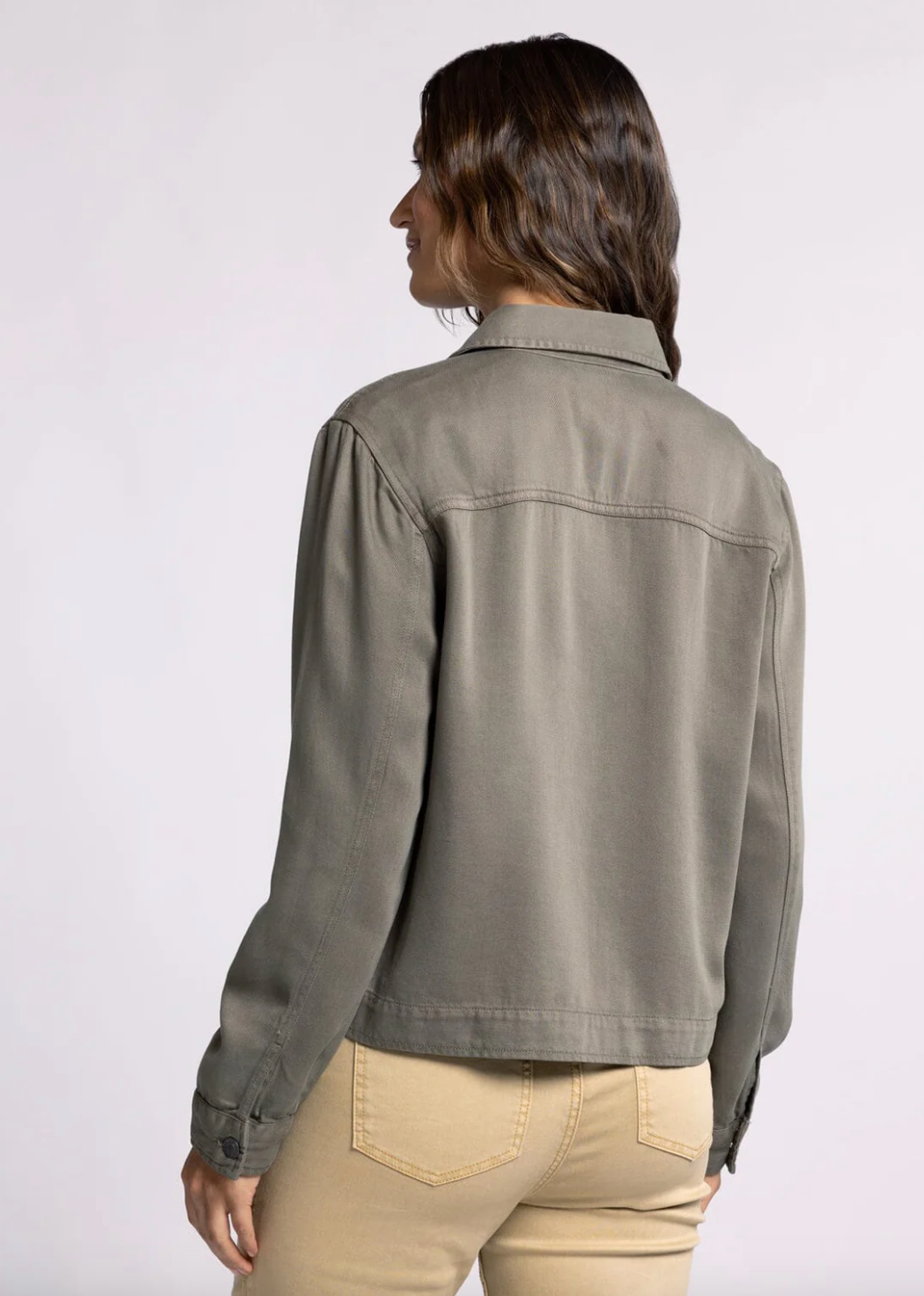 Utility Jackie Jacket-Dusty Olive