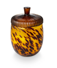 Woodfire Glass Acorn Candle