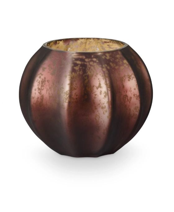 Midnight Pumpkin Mercury Pumpkin Bronze Candle