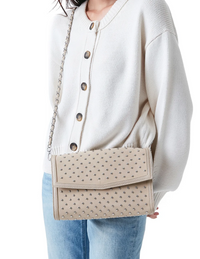 Beth Studded Clutch