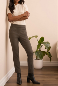 Tribal Pull On Ankle Pant w/Back Leg Seams