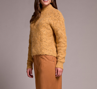 Tribal Textured Sweater-Turmeric