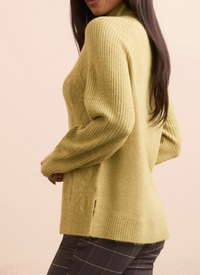 Tribal L/S Mock Neck Sweater