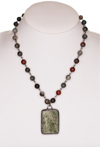 Jasper Beaded Necklace