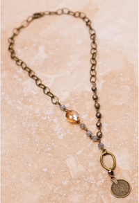 Lariat Coin Necklace