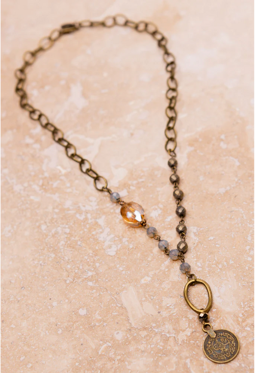 Lariat Coin Necklace