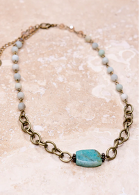 Amazonite Stone Necklace