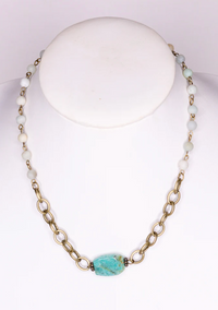 Amazonite Stone Necklace