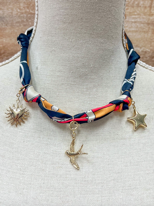Knotted Scarf Necklace
