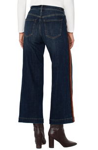 Liverpool Stride Wide Leg w/Velvet Trim