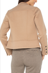 Liverpool Biker Jacket-Camel