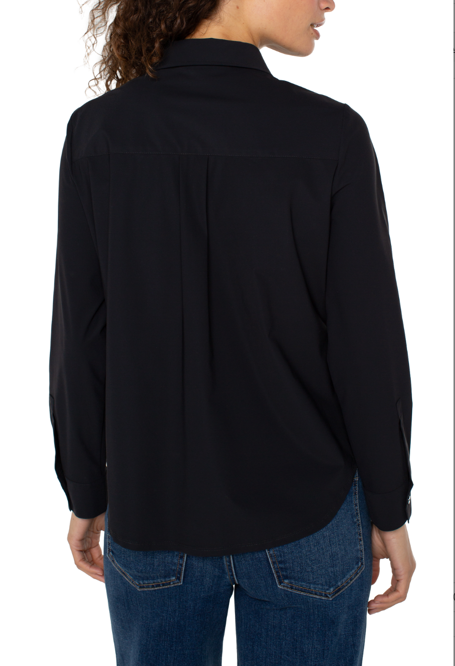 Liverpool Collared Quarter Zip Shirt