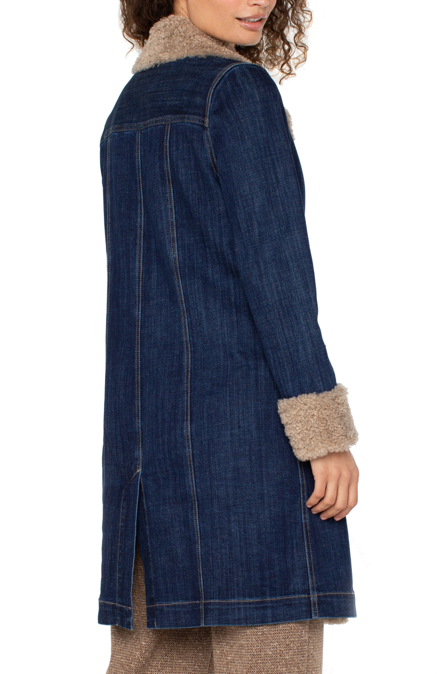 Liverpool Sherpa Trimmed Notch Collar Jacket