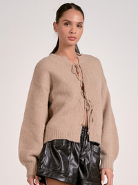 Elan Tie Front Cardigan