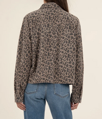 Kut Leopard Arya Shirt Jacket
