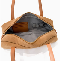 Sally Suede Barrel Bag