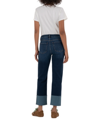 Kut Fay Cut Hem w/Cuff Jeans