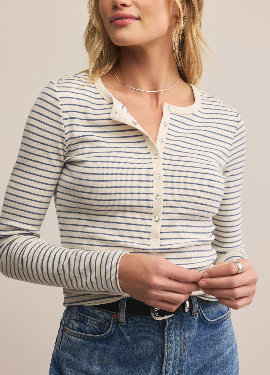 Z Supply Stella Stripe Henley