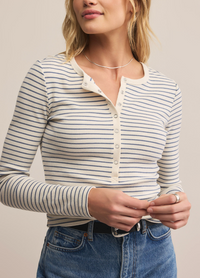 Z Supply Stella Stripe Henley
